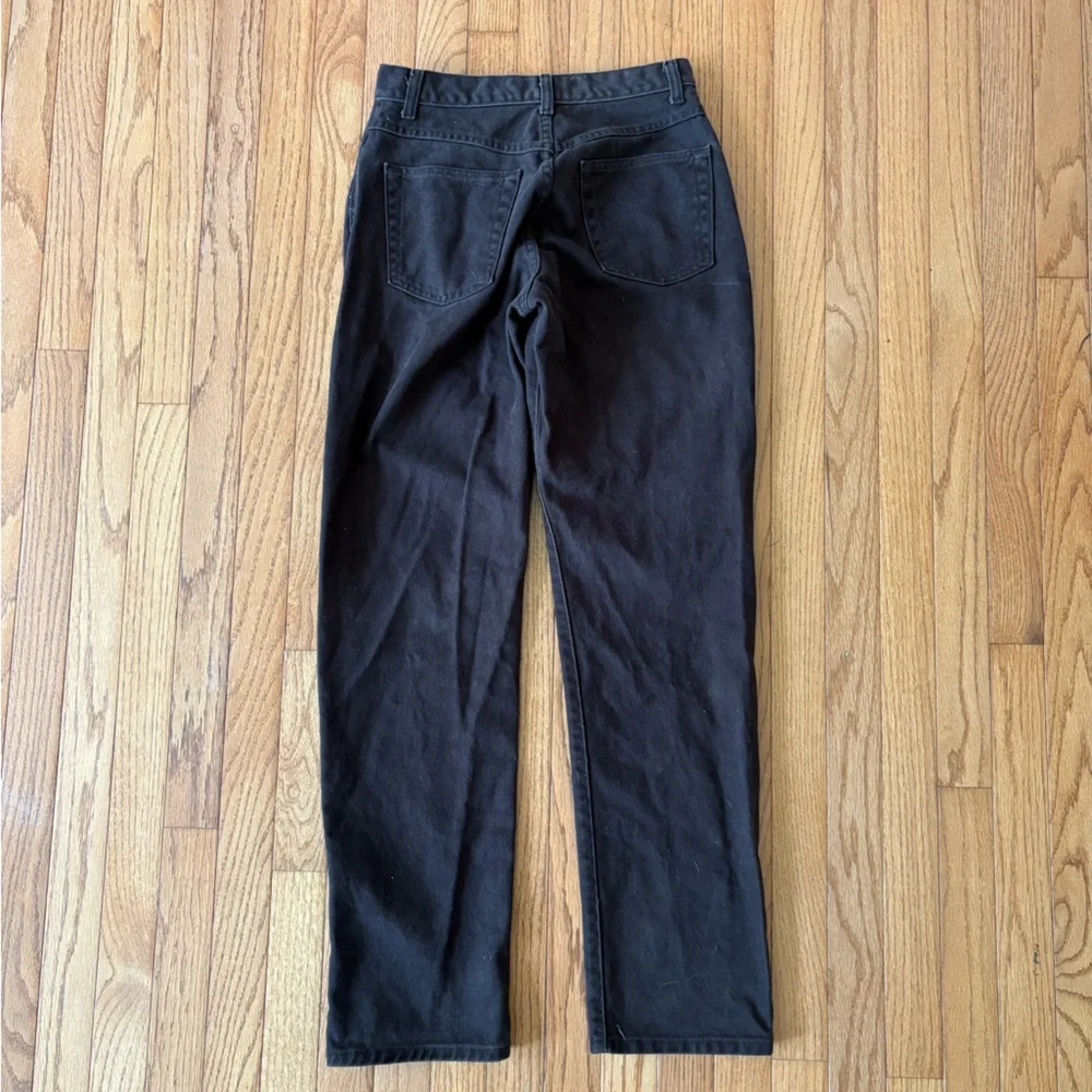 NWOT Vintage Paris Sport Club Denim Women’s Classic Brown Riding Pants - Picture 9 of 13